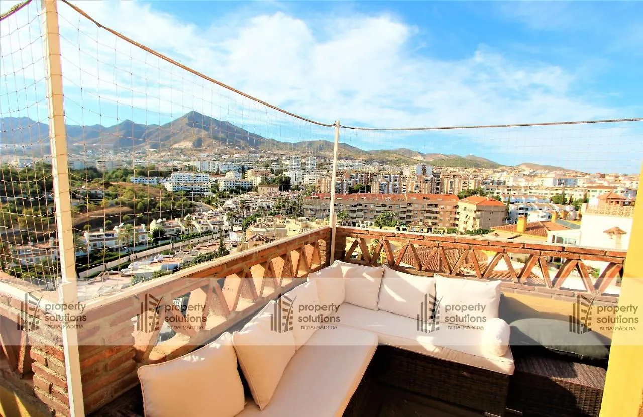 Atico Deluxe - Gran Terraza Con Vistas Panoramicas - Piscina - Parking Gratis Daire Benalmádena İspanya