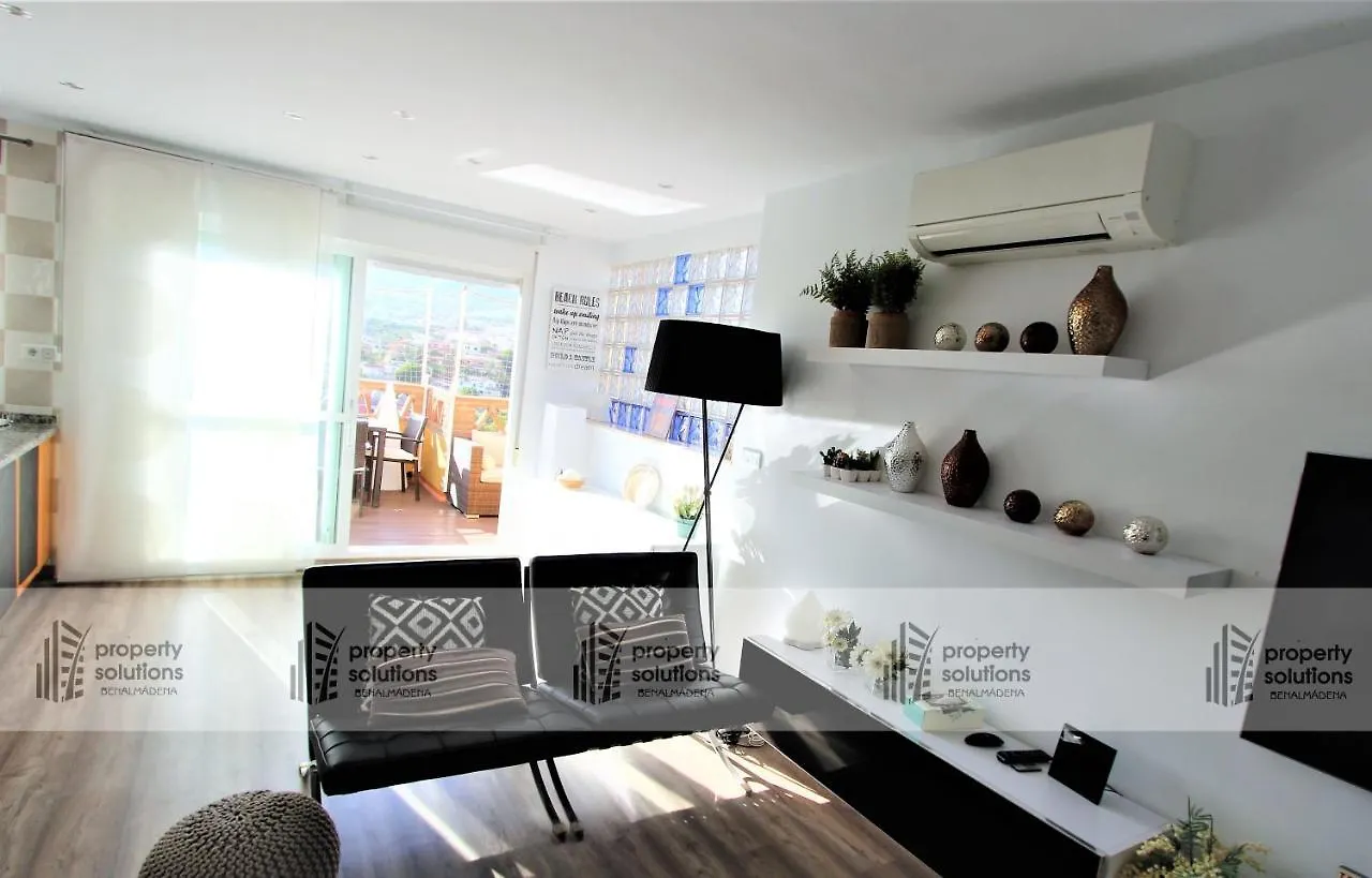 Atico Deluxe - Gran Terraza Con Vistas Panoramicas - Piscina - Parking Gratis Daire Benalmádena İspanya